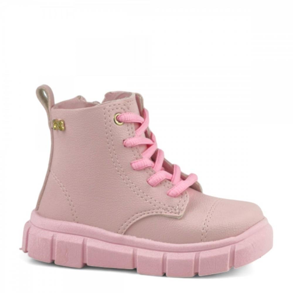 Coturno Casual Infantil Worldcolors Menina Rosa 1