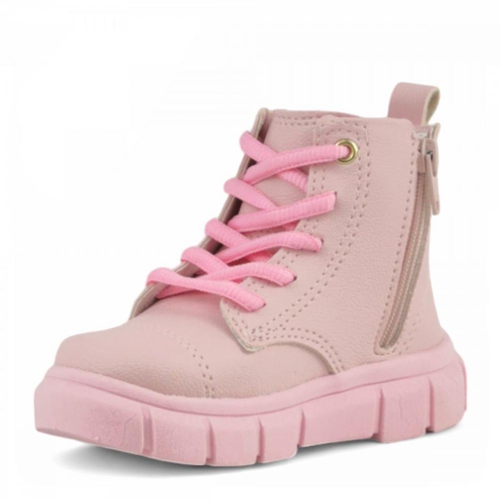 Coturno Casual Infantil Worldcolors Menina Rosa 2