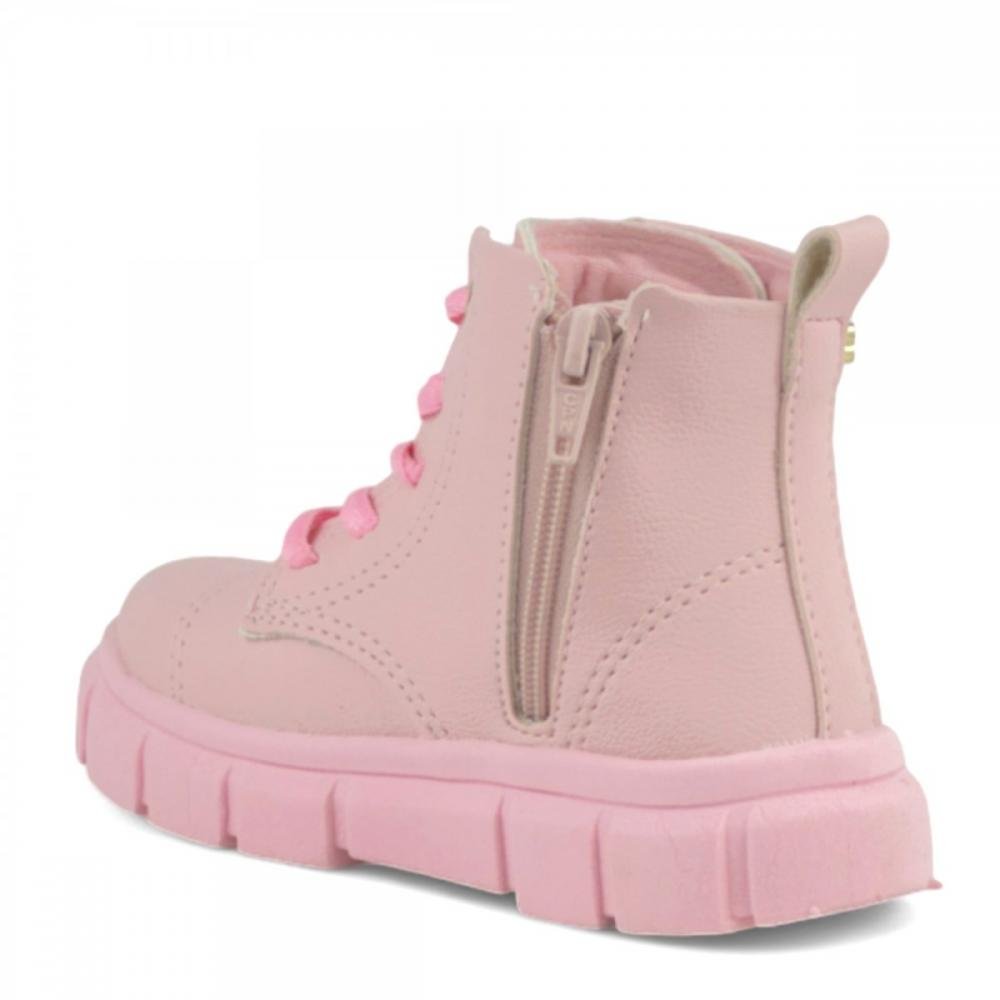 Coturno Casual Infantil Worldcolors Menina Rosa 3