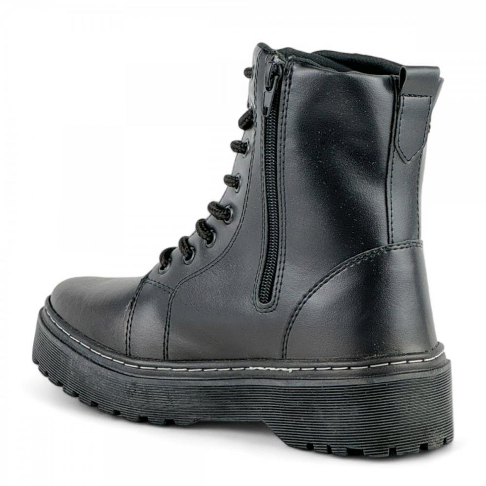 Coturno Plataforma Casual Isabela Castelani Feminino Preto 3