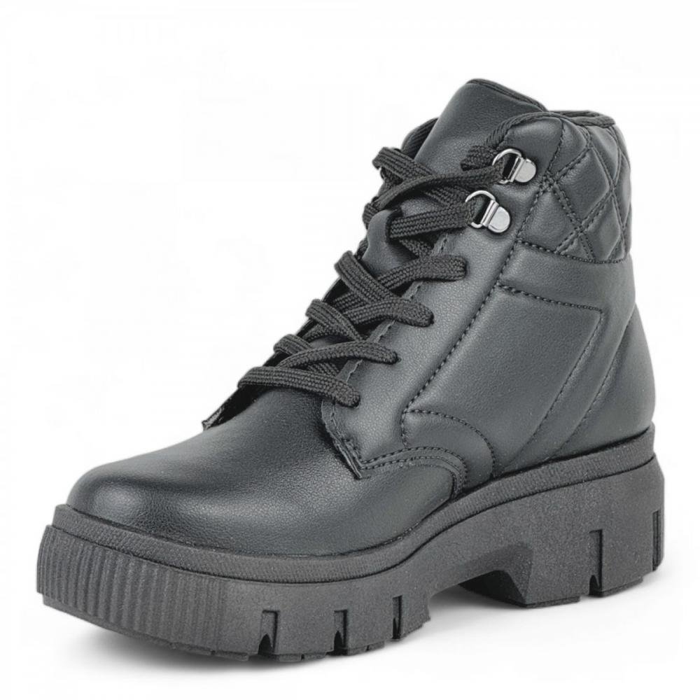 Coturno Flatform Robusto Kolosh Feminino Preto 2