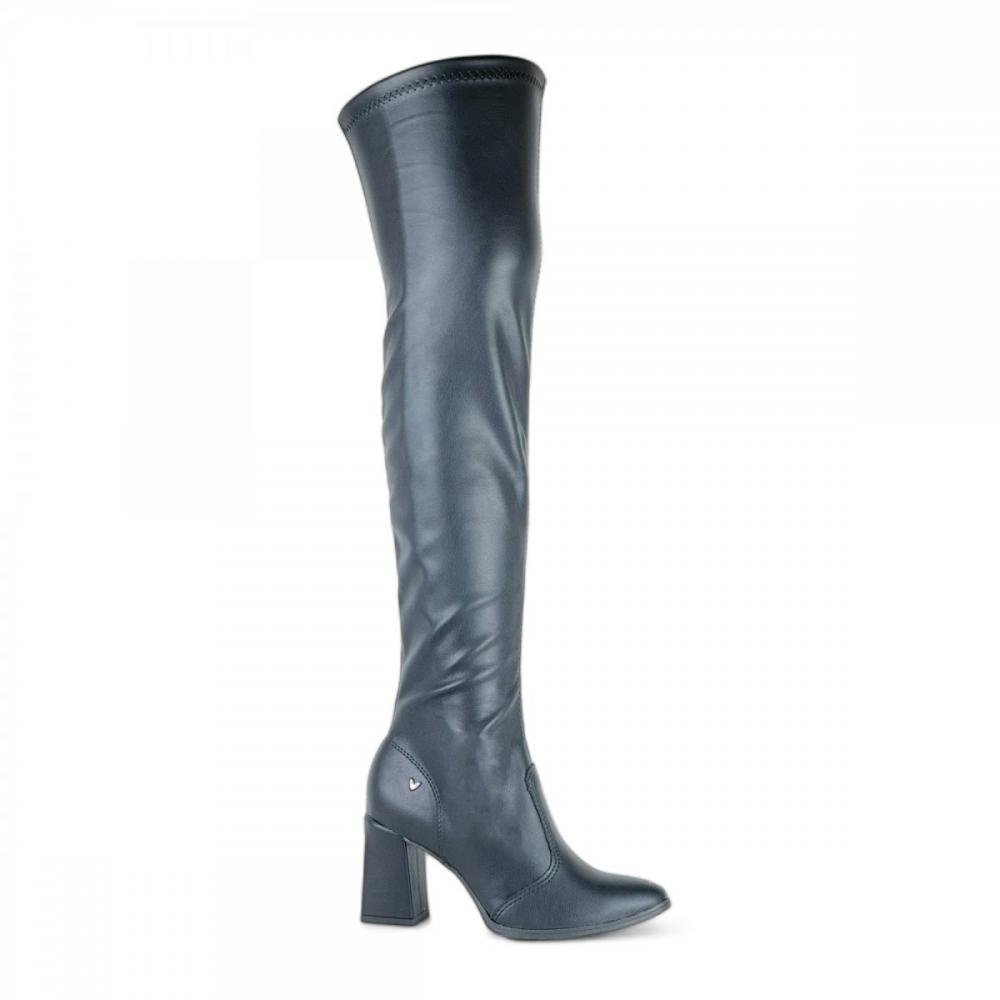 Bota Longa Super Over Salto Alto Mississipi Feminina Preto 1