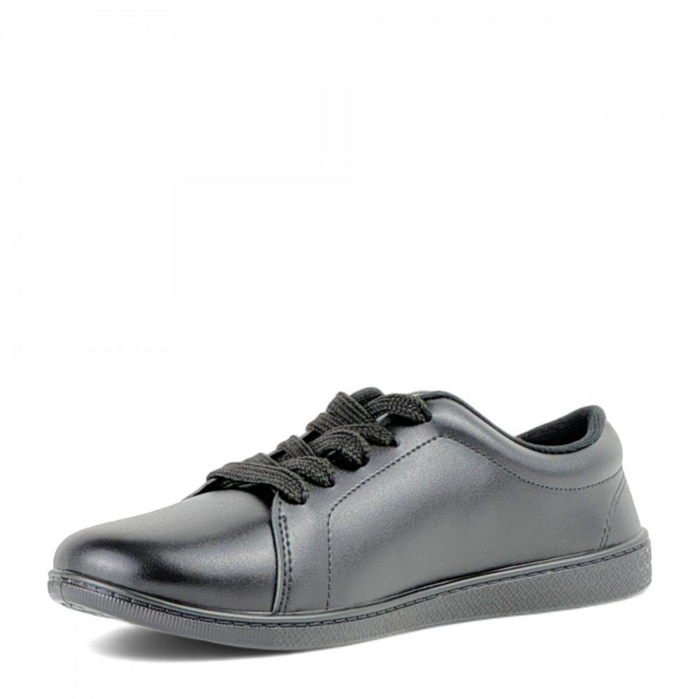 Tênis Casual Baixo Básico Moleca Feminino Preto 2