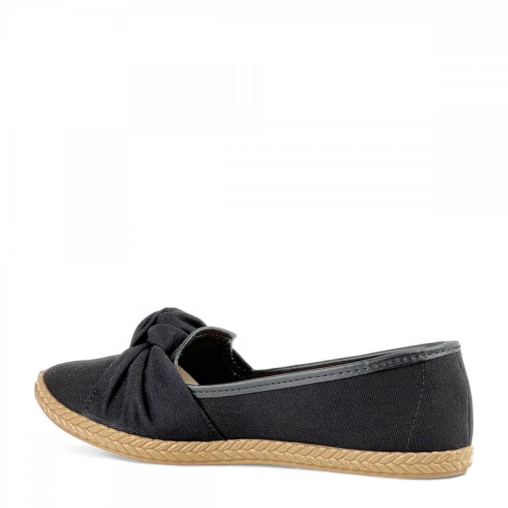 Sapatilha Tecido Top Moleca Feminina Preto 3