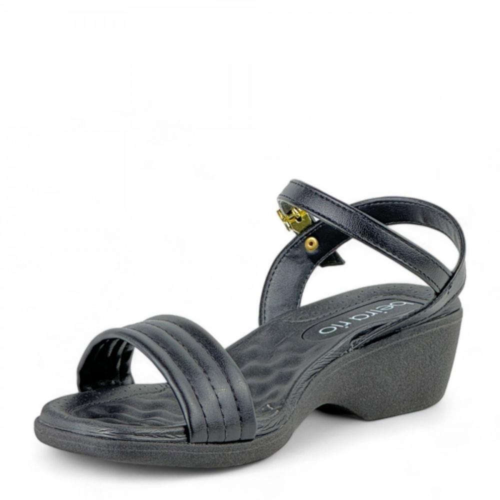 Sandália Conforto Beira Rio Feminina Preto 2