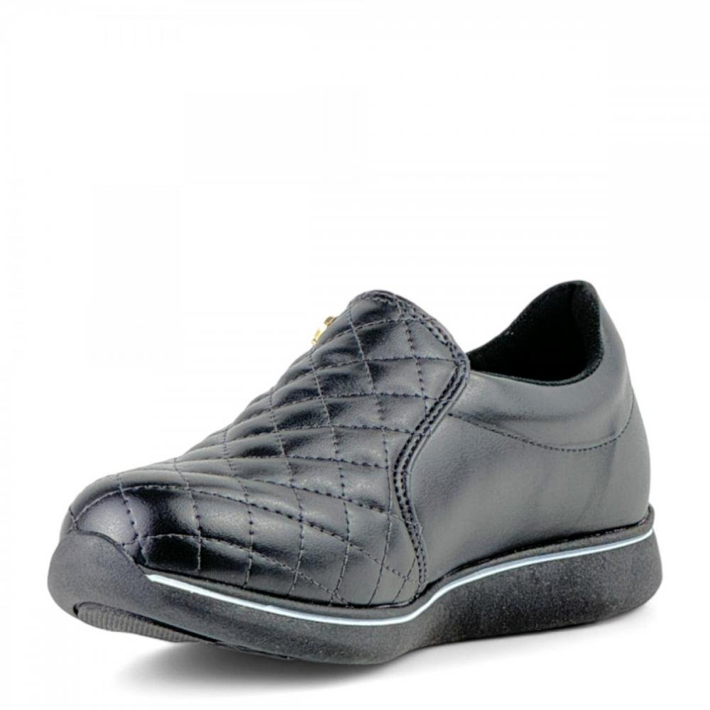 Tênis Casual Calce Fácil Modare Ultraconforto Feminino Preto 2