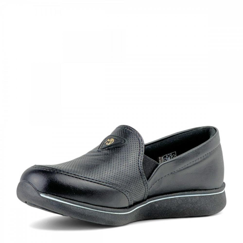 Tênis Calce Fácil Modare Ultraconforto Feminino Preto 2