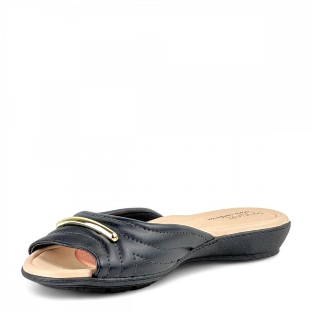 Tamanco Baixo Modare Ultraconforto Feminino Preto 2