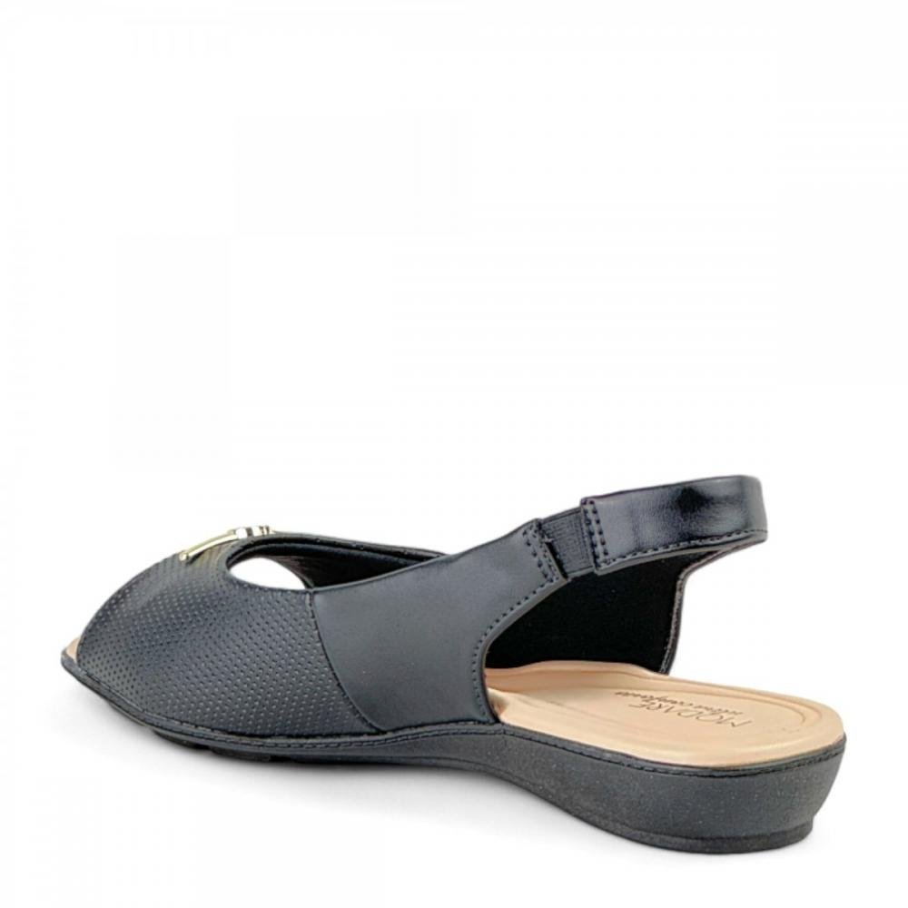 Sandalia Slingback Modare Ultraconforto Feminina Preto 3