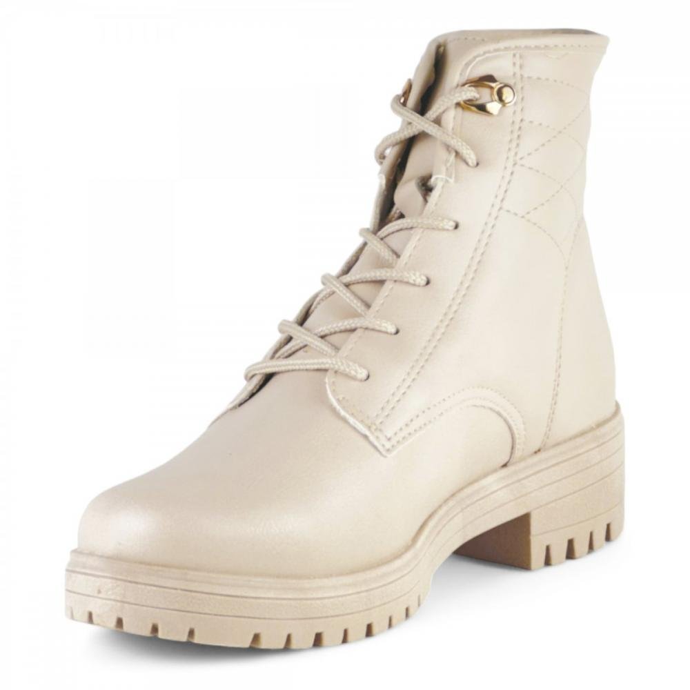 Coturno Casual Basico Mississipi Feminino Branco 2