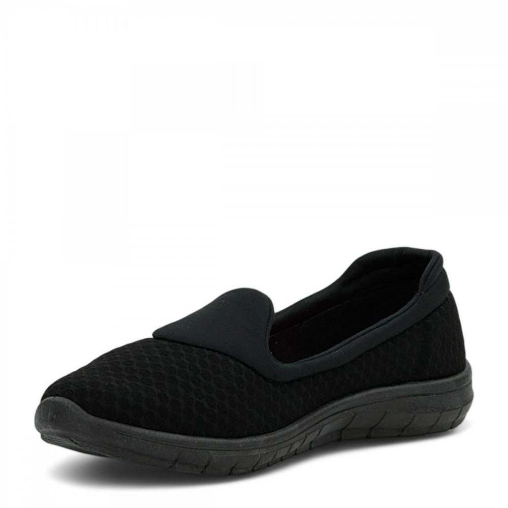 Tênis Slip On Lycra Conforto Actvitta Feminino Preto 2