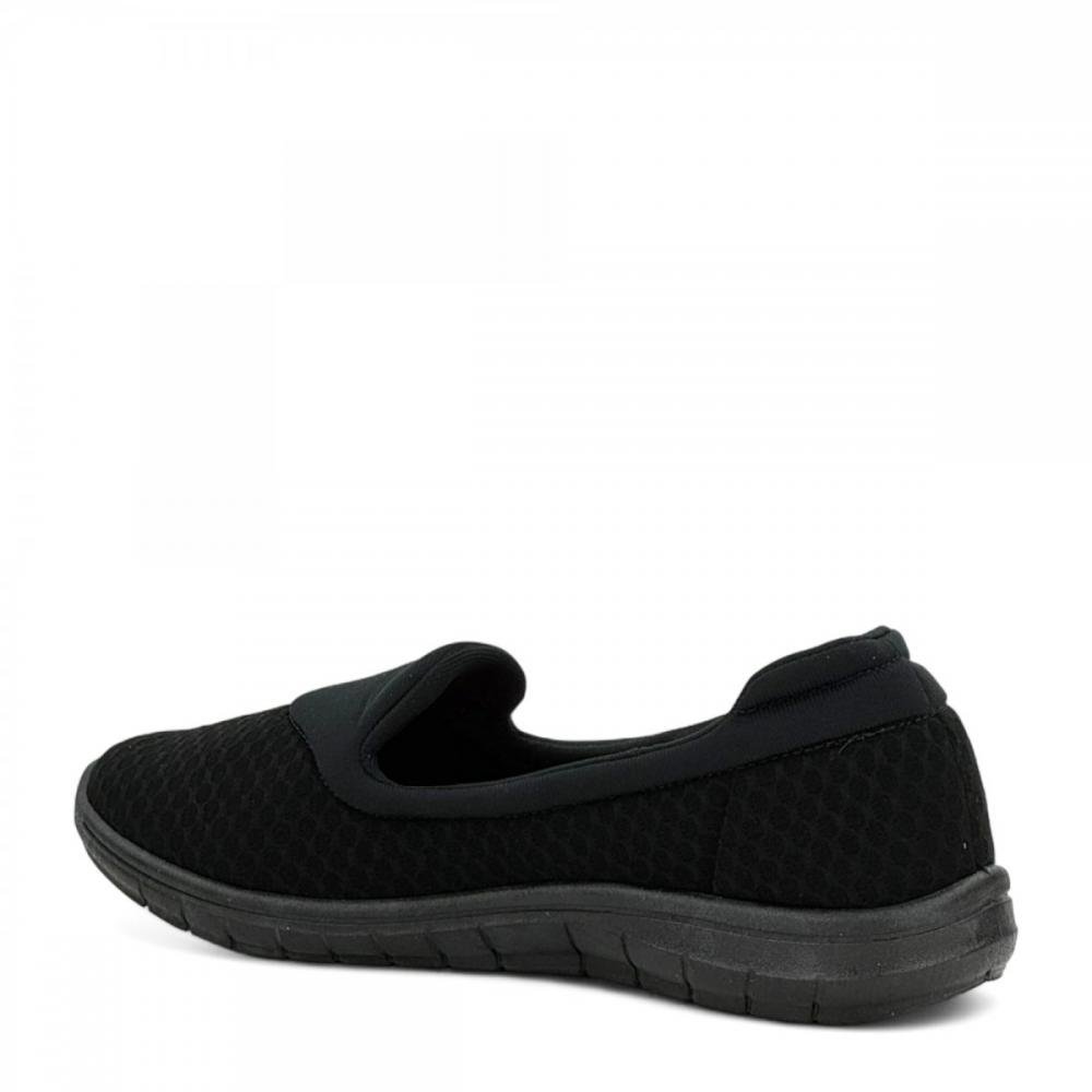 Tênis Slip On Lycra Conforto Actvitta Feminino Preto 3
