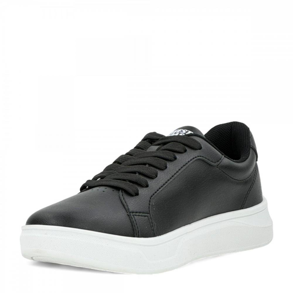 Tênis Casual Slip On Sola Alta Tênis Casual Tenis Preto Sola Alta