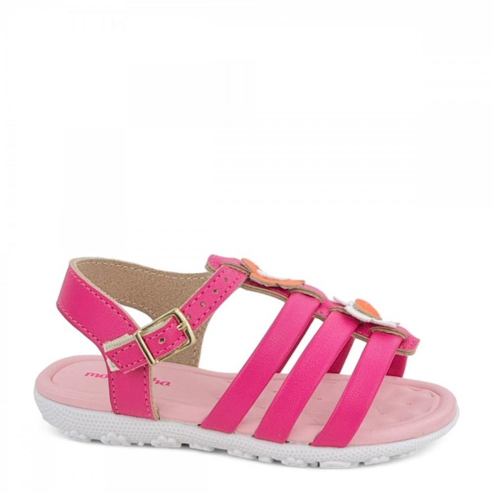 Sandália Casual Molekinha Baby Menina Rosa 1