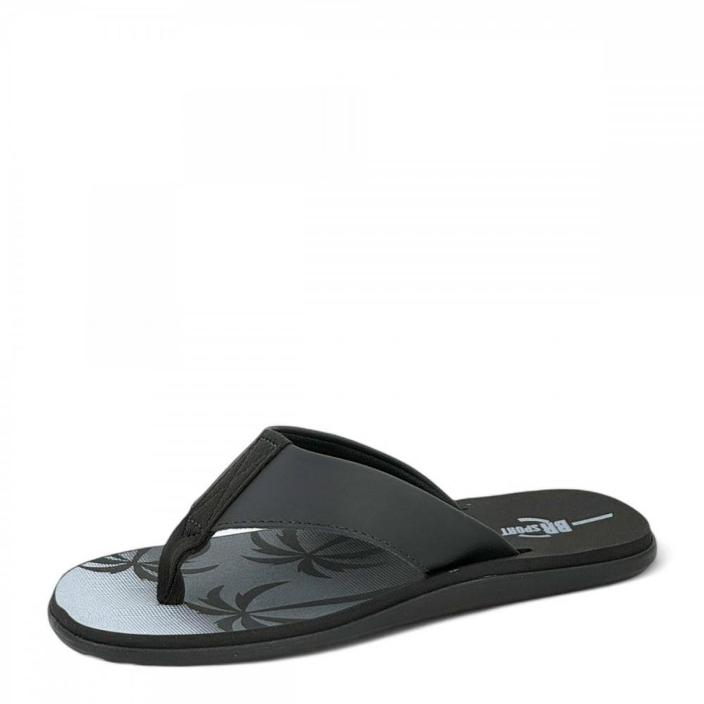Chinelo Dedo Leve EVA BrSport Masculino Preto 2