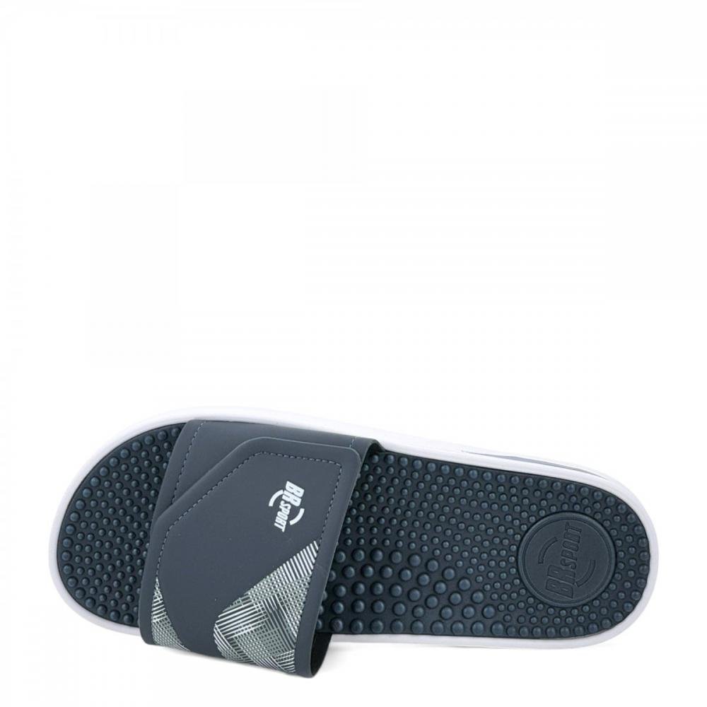 Chinelo Slide Comfort Ajustavel BrSport Masculino Azul 2