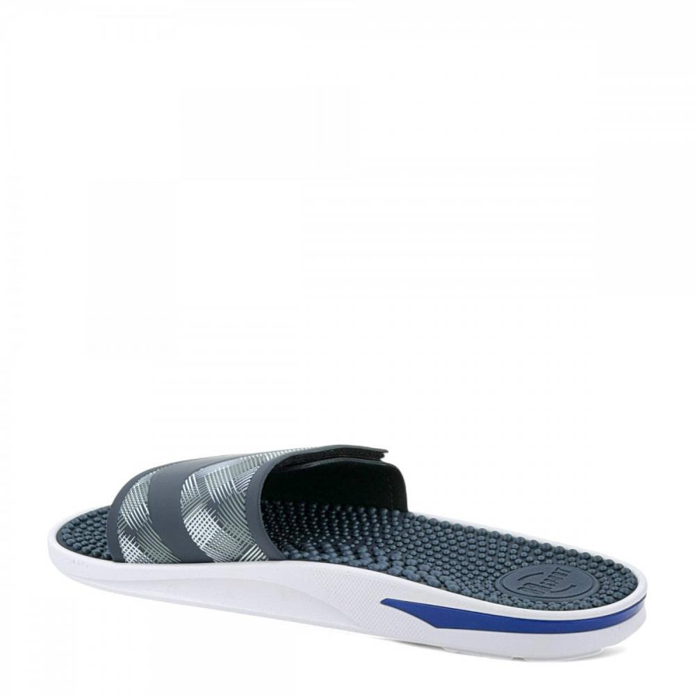 Chinelo Slide Comfort Ajustavel BrSport Masculino Azul 3
