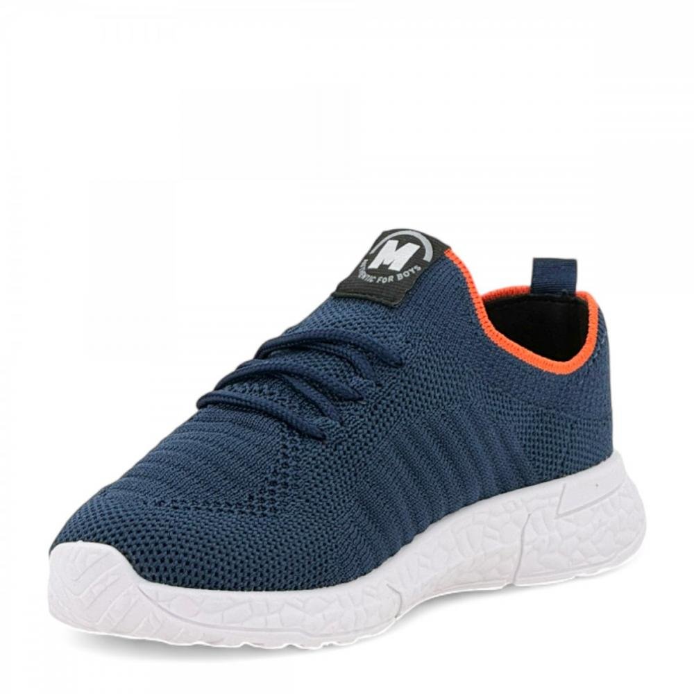 Tênis Jogging Knit Molekinho Infantil Menino Azul 2