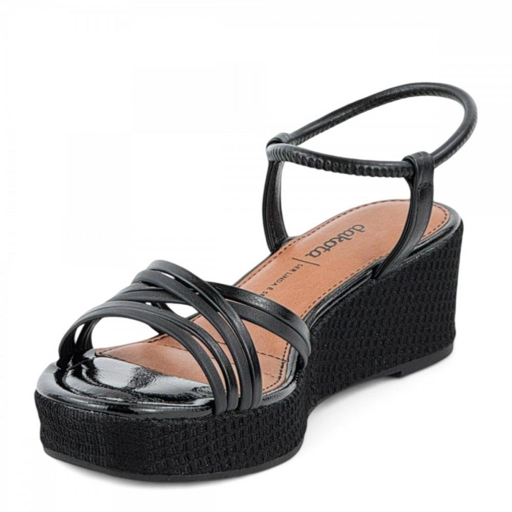 Sandália Casual Salto Plataforma Dakota Feminina Preto 2