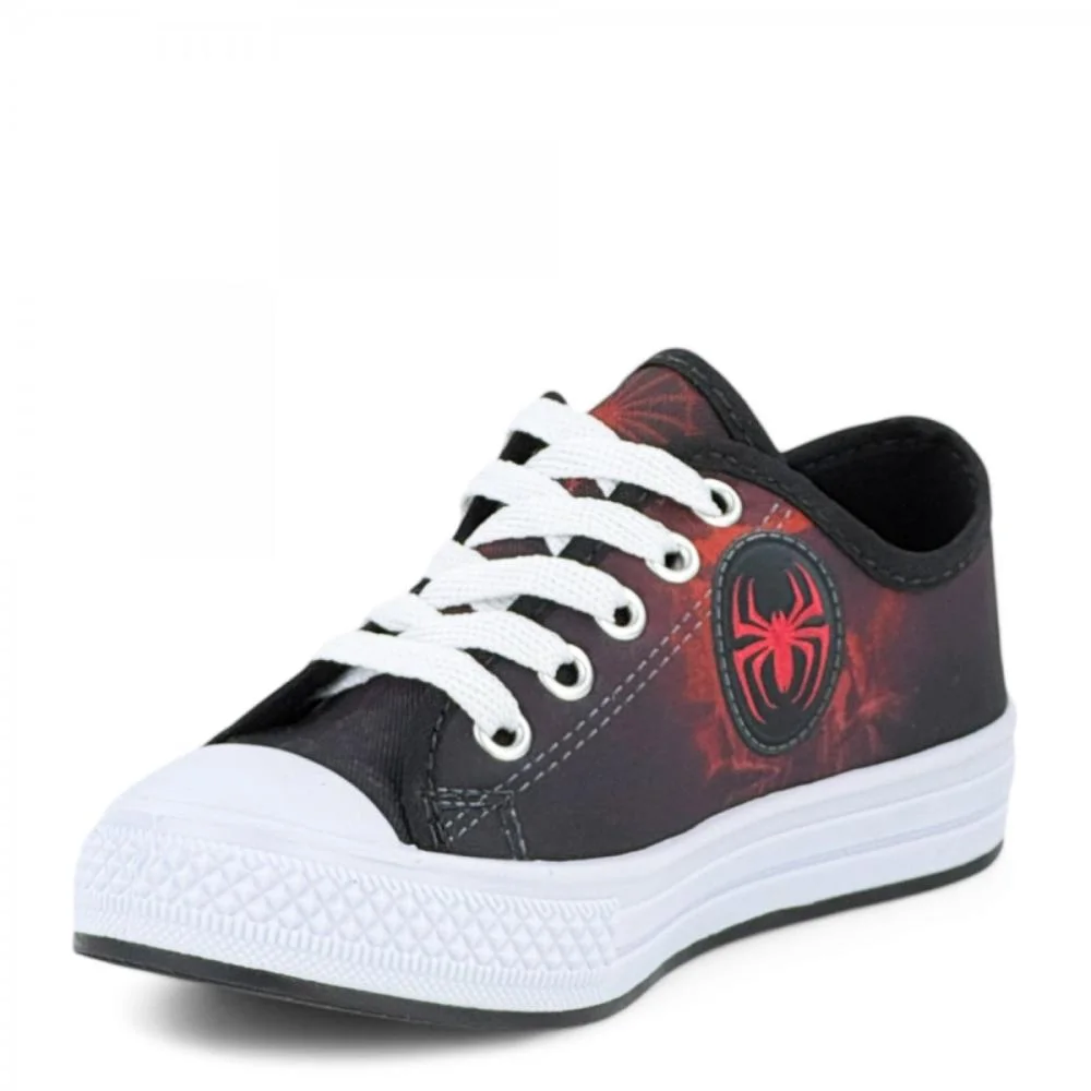 Tênis Casual Aranha Star Chic Infantil Menino Preto 2