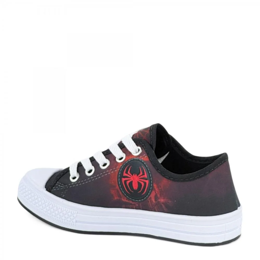 Tênis Casual Aranha Star Chic Infantil Menino Preto 3