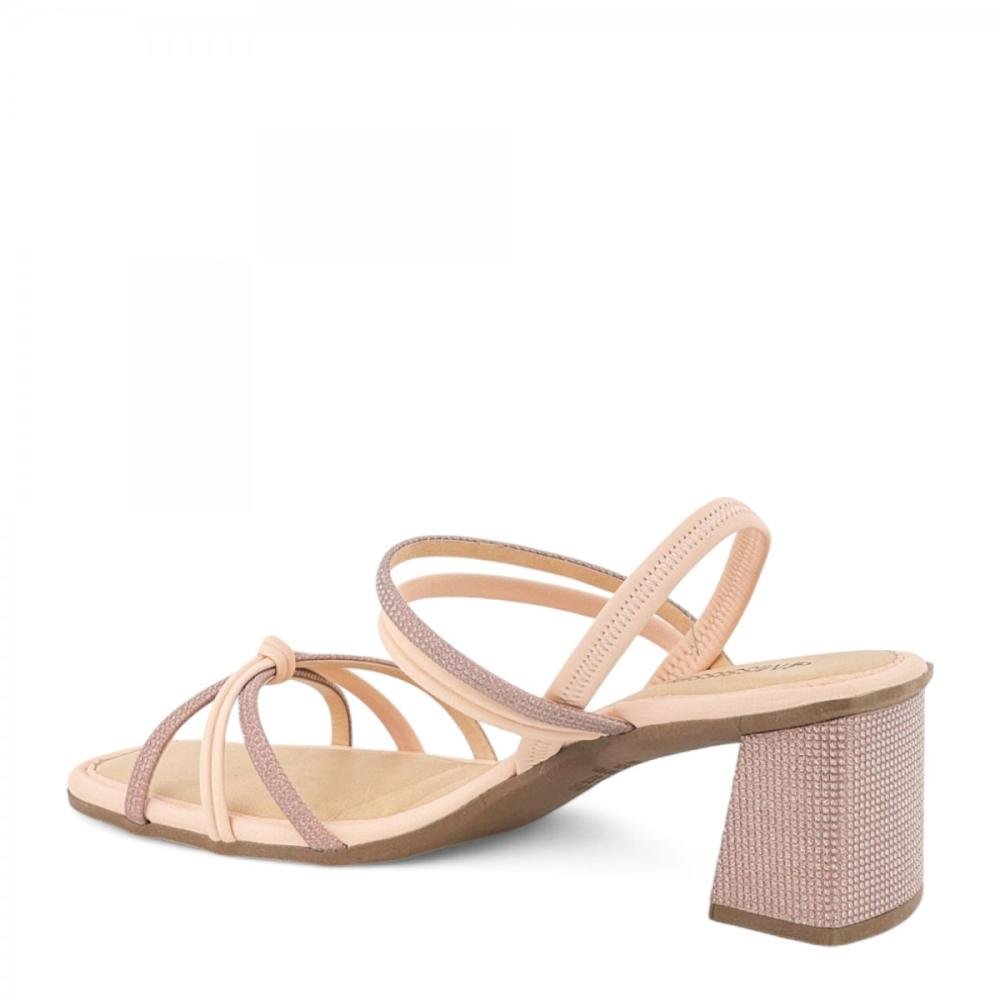 Sandália Casual Brilhantes Mississipi Feminina Rosa 3