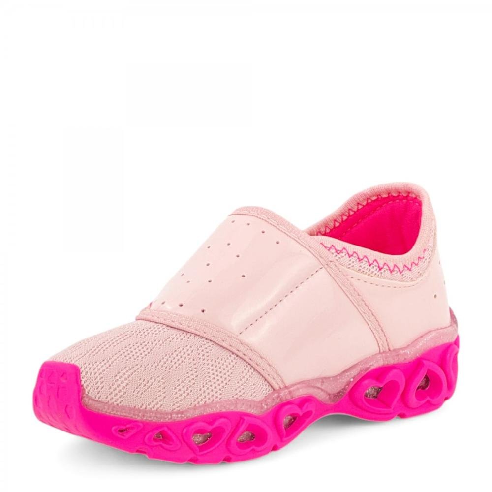 Tênis LED Casual Kiddy Infantil Menina Rosa 2