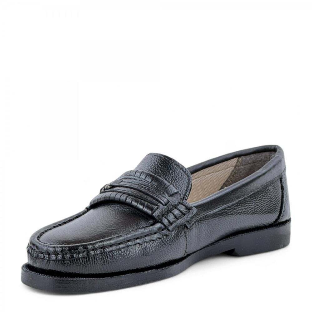 Sapato Mocassim Casual Leve Lellis Masculino Preto 2