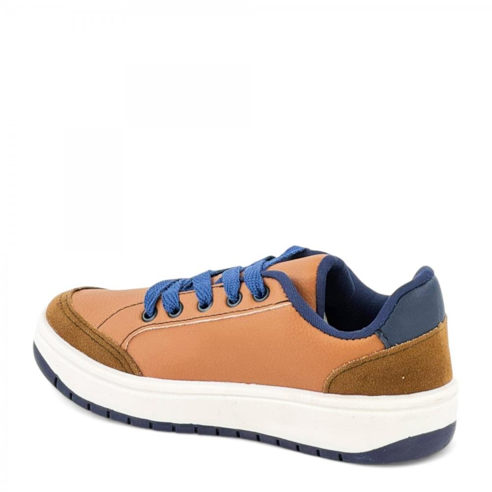 Tênis Casual Street Infantil Dang Menino Marrom 3