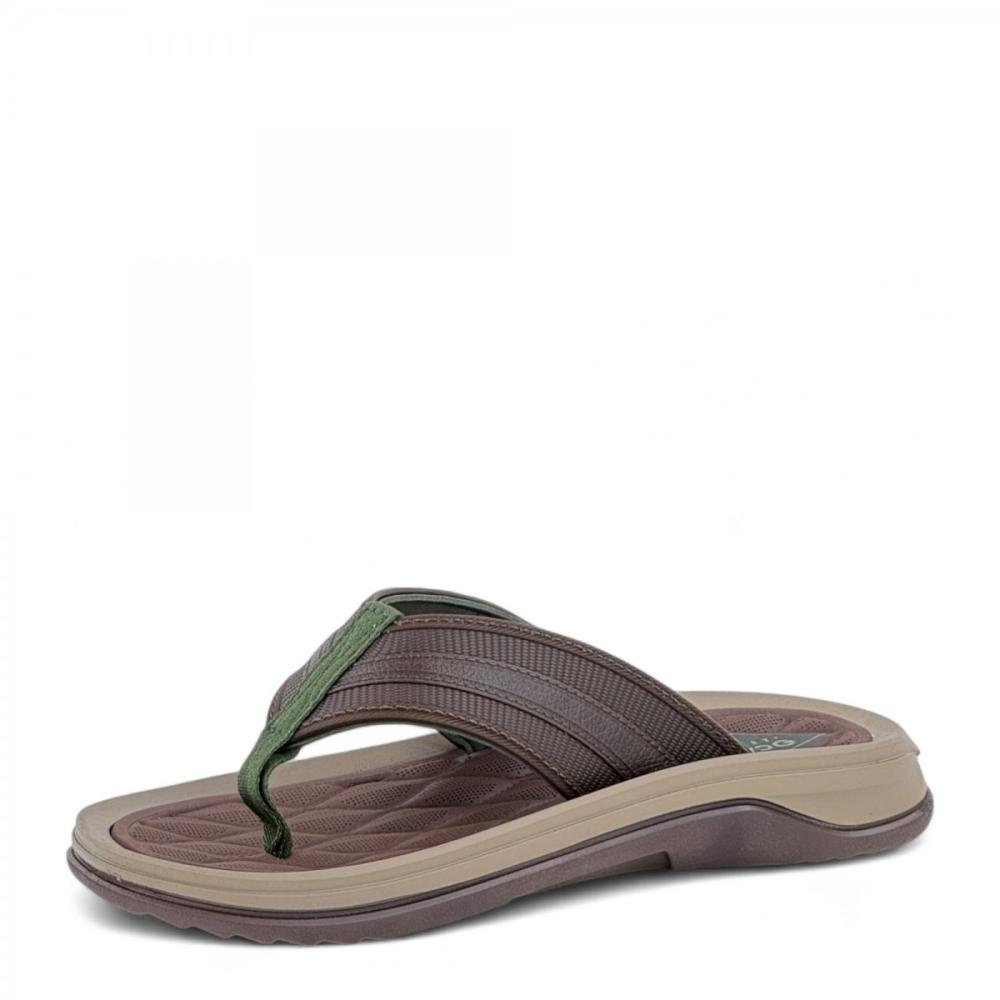 Chinelo Casual Conforto Cartago Masculino Marrom 2