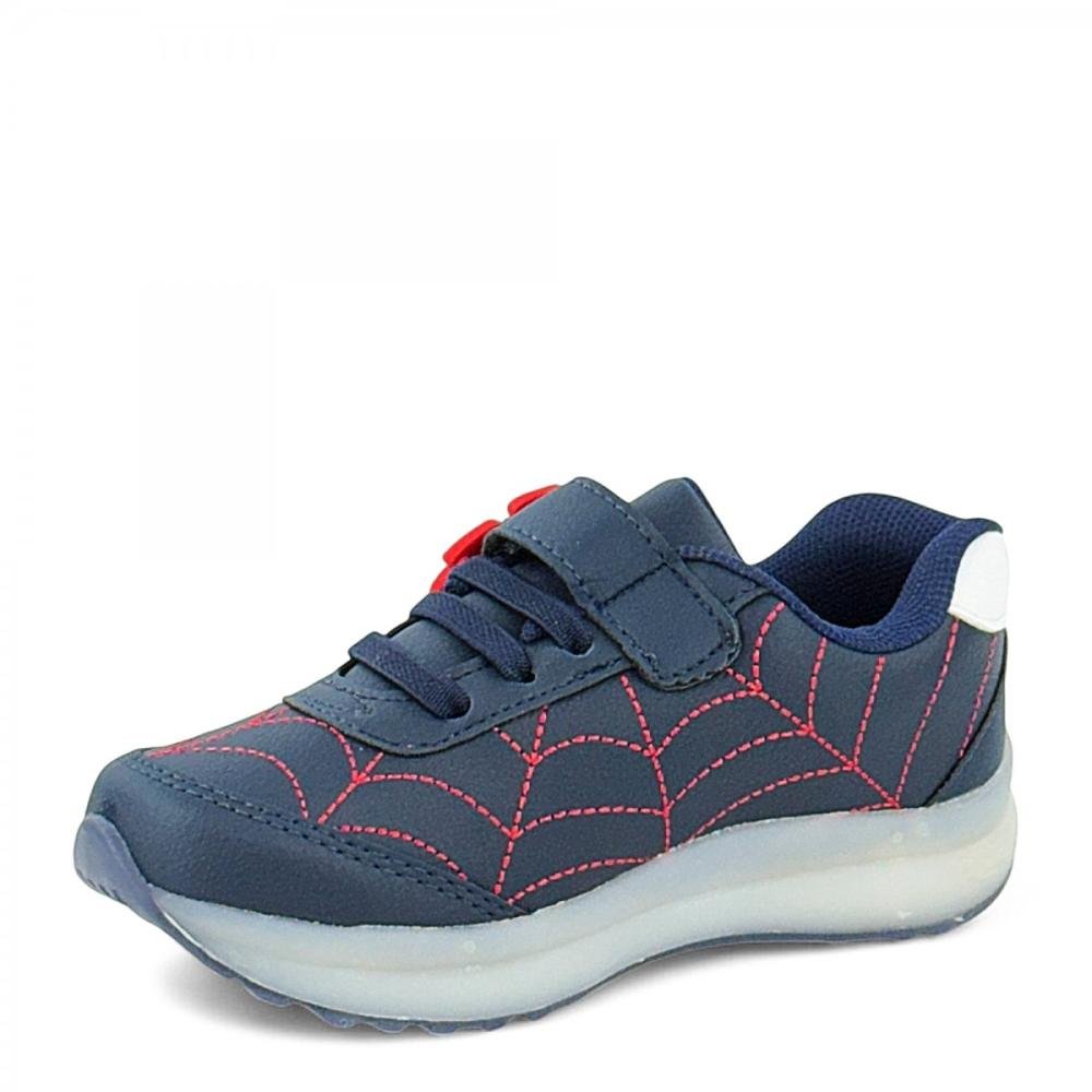 Tênis LED Casual Club Happy Infantil Menino Azul 2