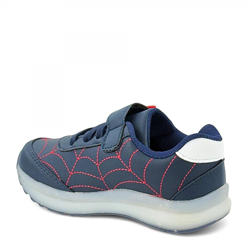 Tênis LED Casual Club Happy Infantil Menino Azul 3