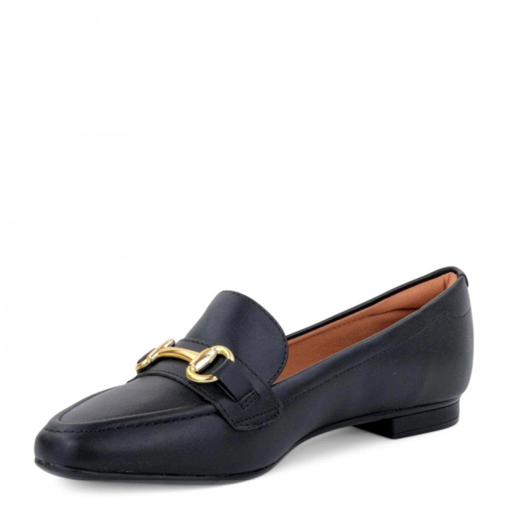 Mocassim Baixo Casual Vizzano Feminino Preto 2