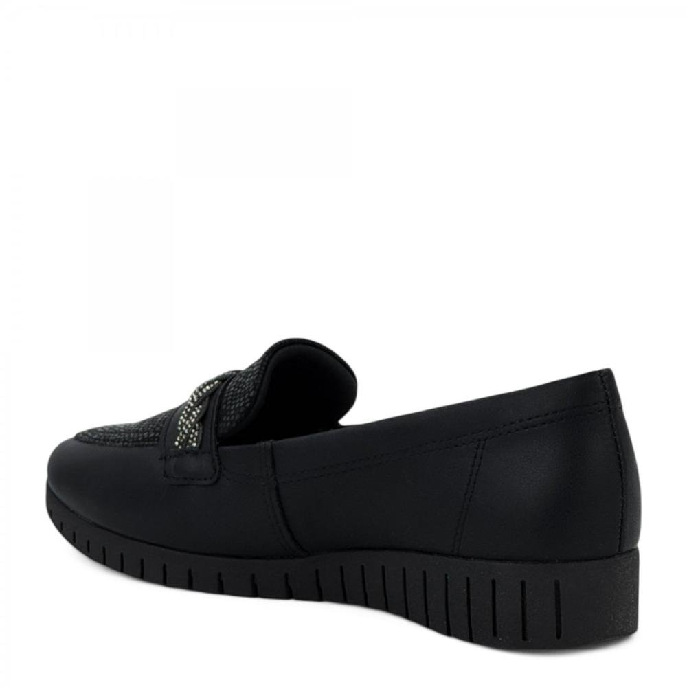 Sapato Mocassim Conforto Campesí Feminino Preto 3