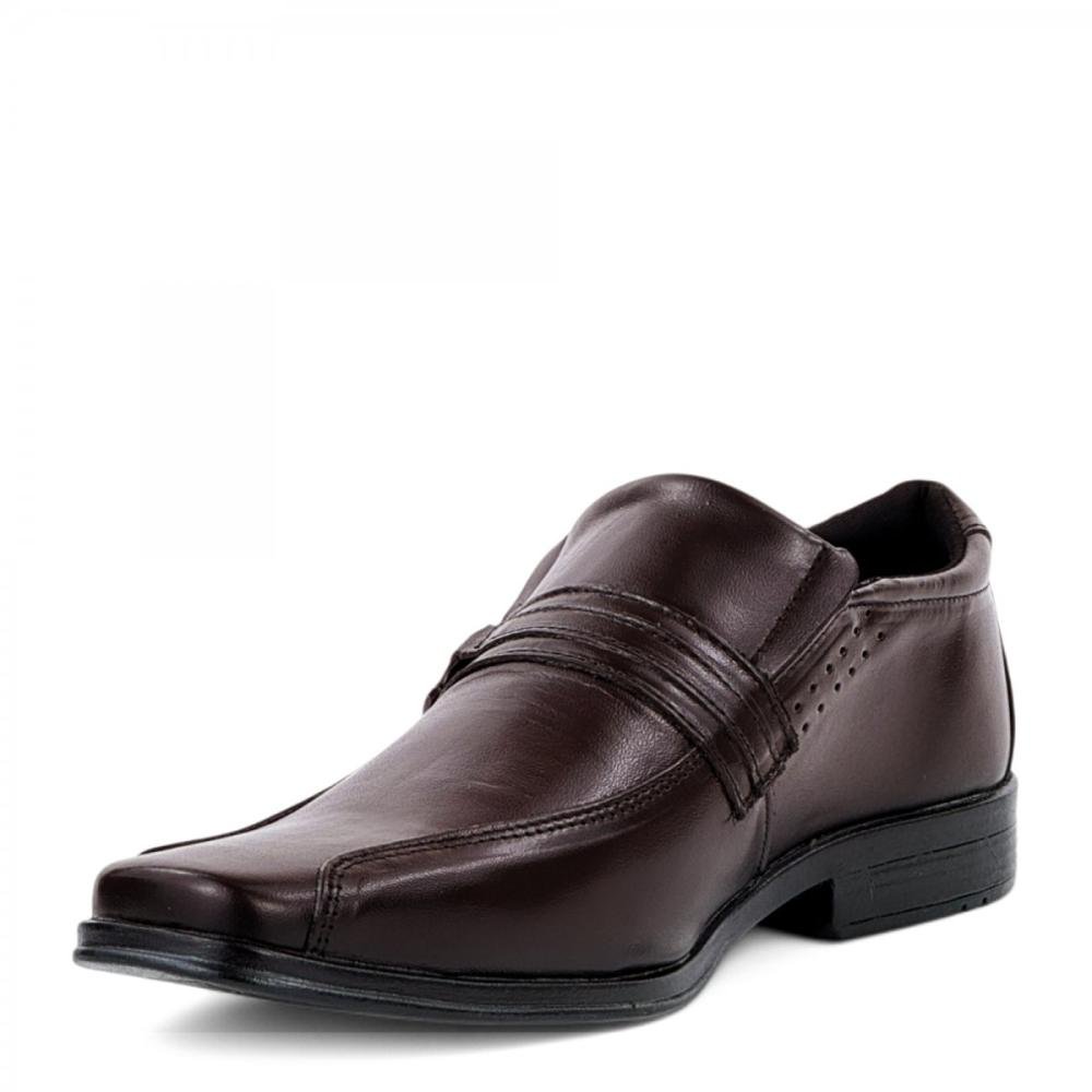 Sapato Social Couro Legítimo Fivela BR2 Masculino Marrom 2