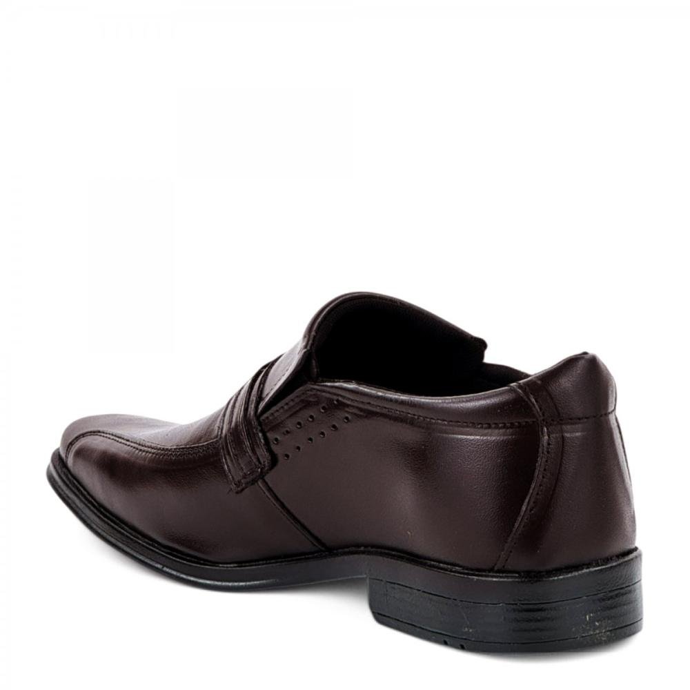 Sapato Social Couro Legítimo Fivela BR2 Masculino Marrom 3