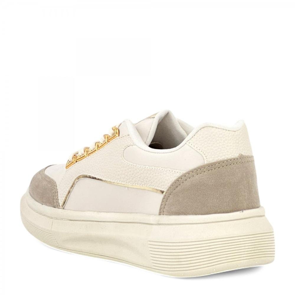 Tênis Casual Sola Alta Vivanz Feminino Off White 3