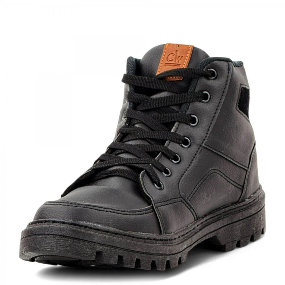 Couturno Casual Reforçado Comfort Way Masculino Preto 2