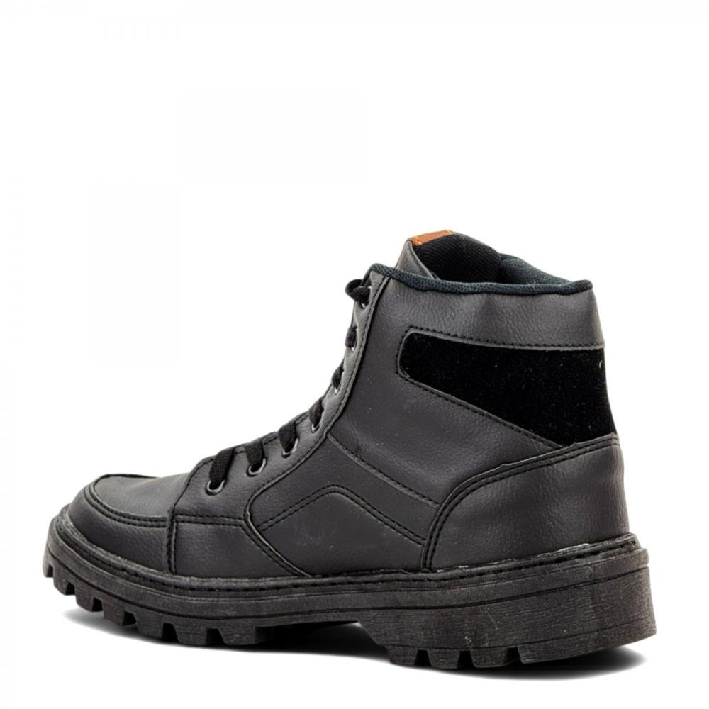 Couturno Casual Reforçado Comfort Way Masculino Preto 3