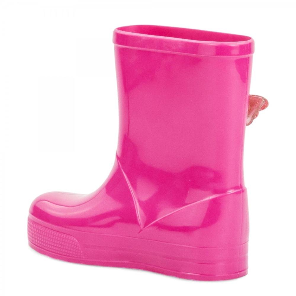 Galocha Borboleta Luelua Infantil Menina Rosa 3
