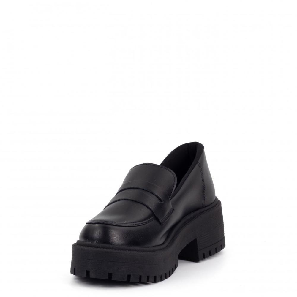 Sapato Loafer Tratorado Exótica Feminino Preto 4