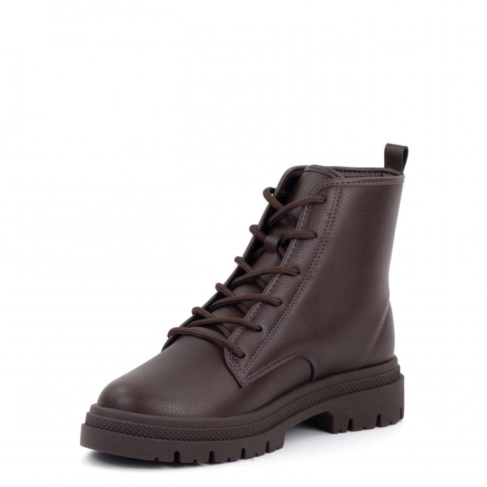 Coturno Casual Moleca Feminino Marrom 2