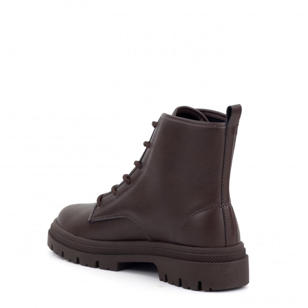 Coturno Casual Moleca Feminino Marrom 3