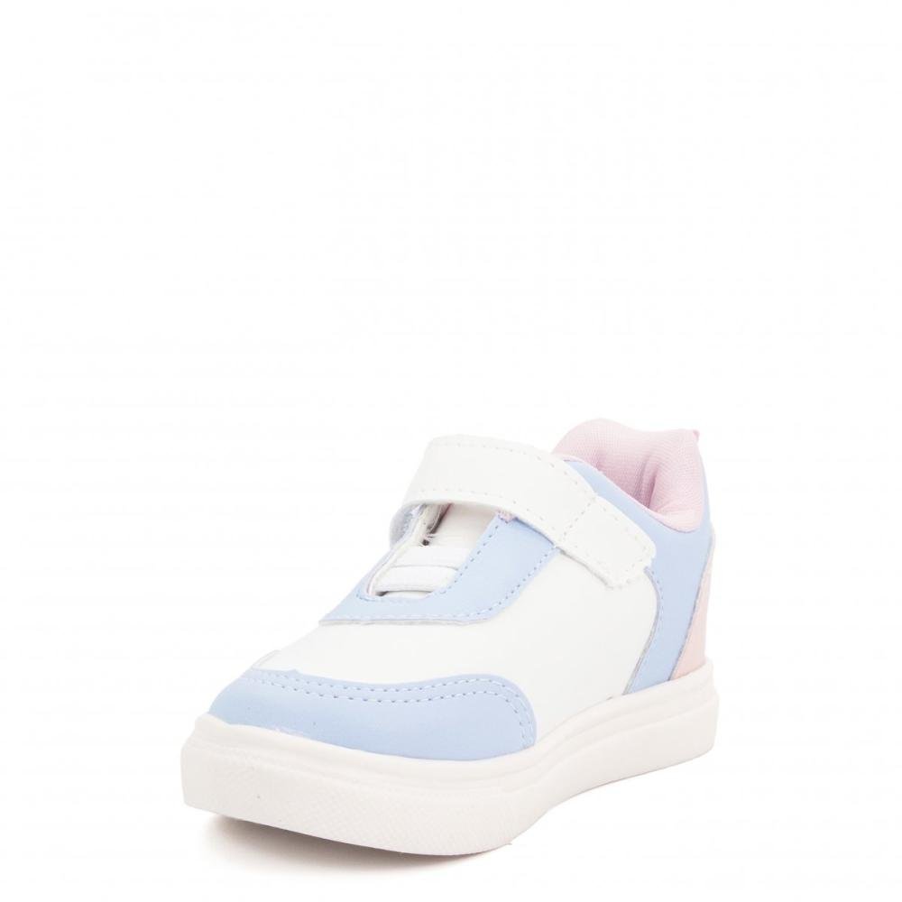 Tênis Calce Fácil STITCH Dyan Infantil Menina Branco/Azul 4