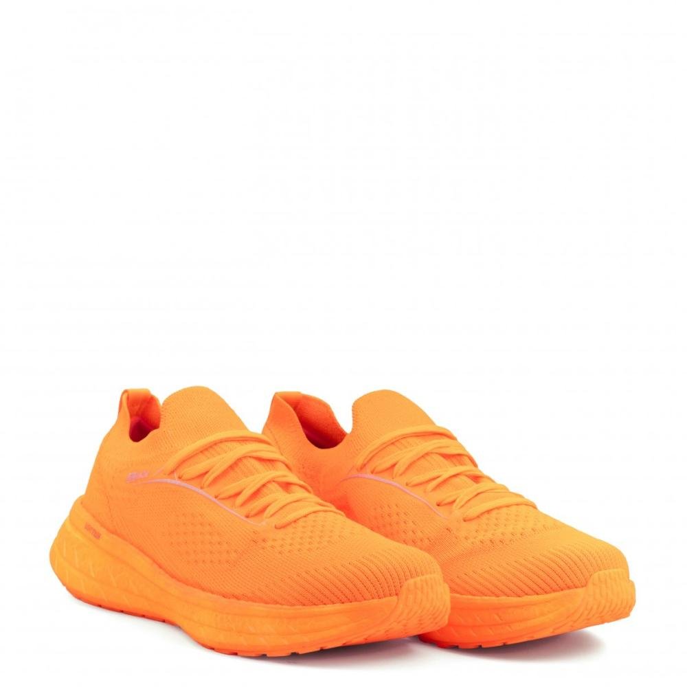 Tênis Esportivo Knit Activitta Masculino Laranja 2