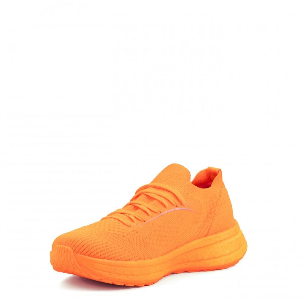 Tênis Esportivo Knit Activitta Masculino Laranja 4