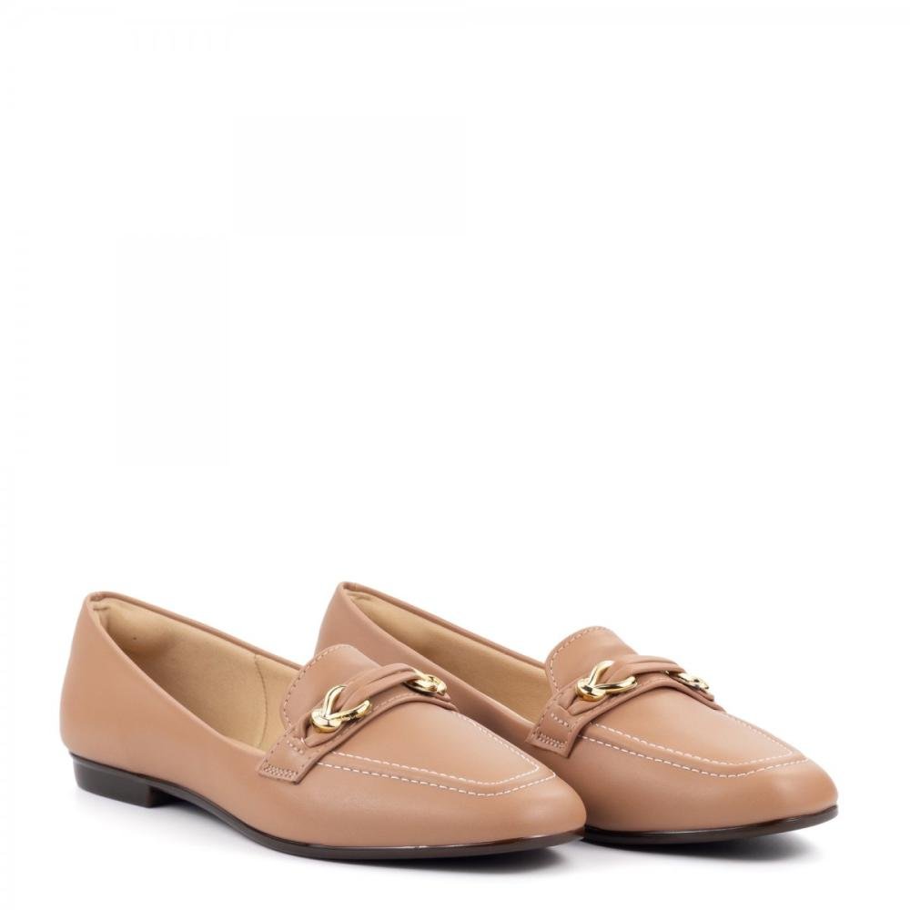 Sapatilha Casual Enfeite Confort Gel Feminina Marrom 3