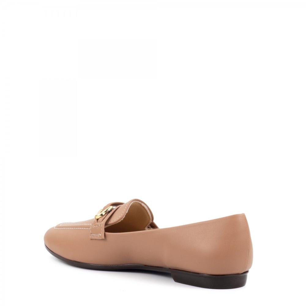 Sapatilha Casual Enfeite Confort Gel Feminina Marrom 4