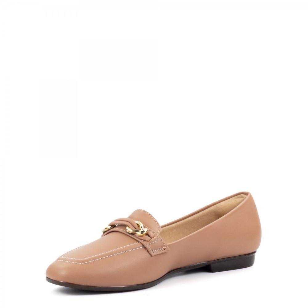 Sapatilha Casual Enfeite Confort Gel Feminina Marrom 5