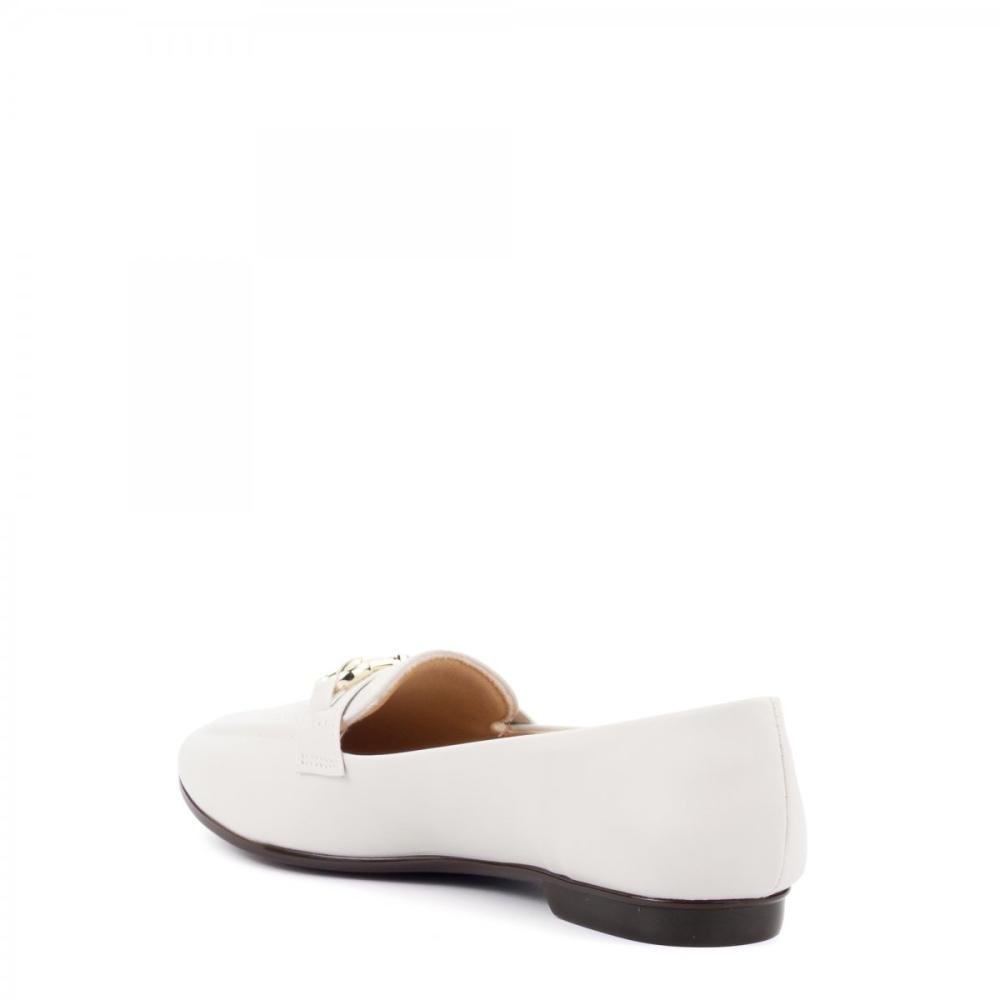 Sapatilha Casual Enfeite Confort Gel Feminina Branco 4